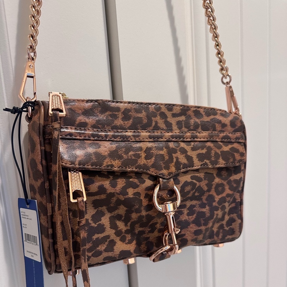 Rebecca Minkoff Leopard Print Crossbody Bag